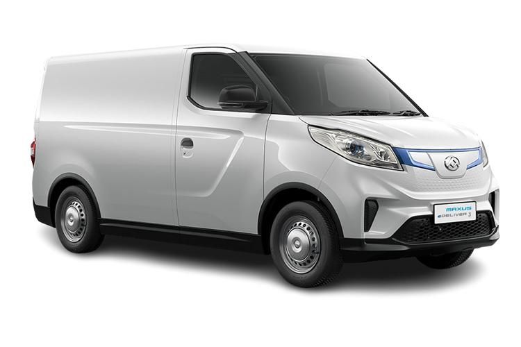 maxus deliver 3 90kw chassis cab 50.2kwh auto front view