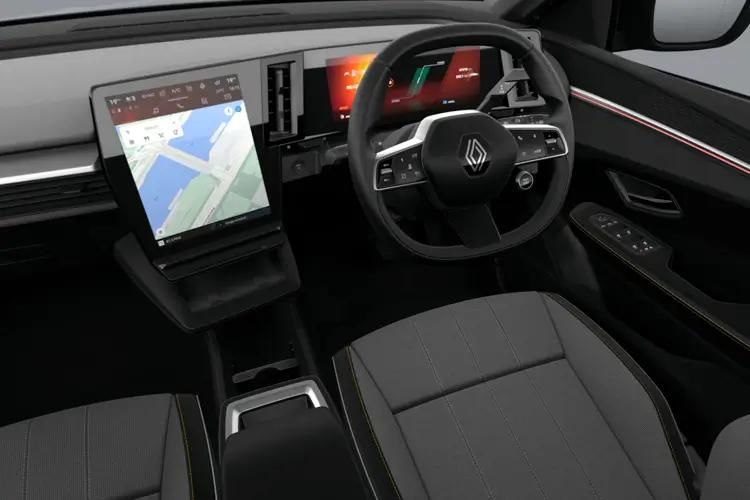 renault megane e-tech hatchback ev60 160kw techno+ 60kwh optimum charge 5dr auto inside view