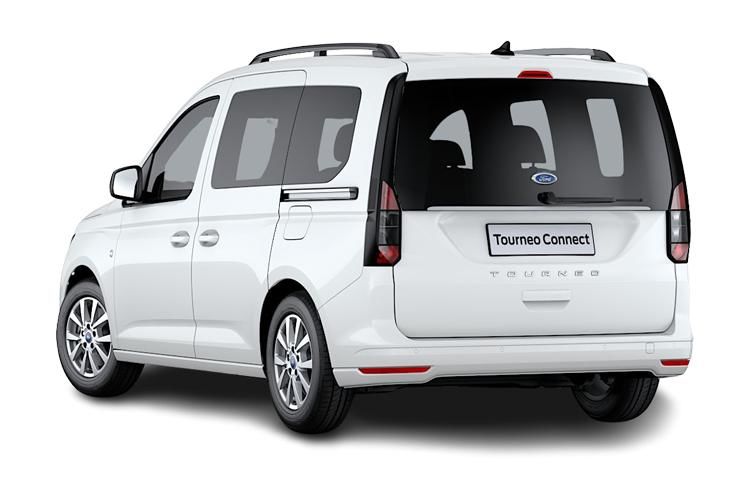 ford tourneo custom 100kw 65kwh h1 kombi trend 8 seater auto back view